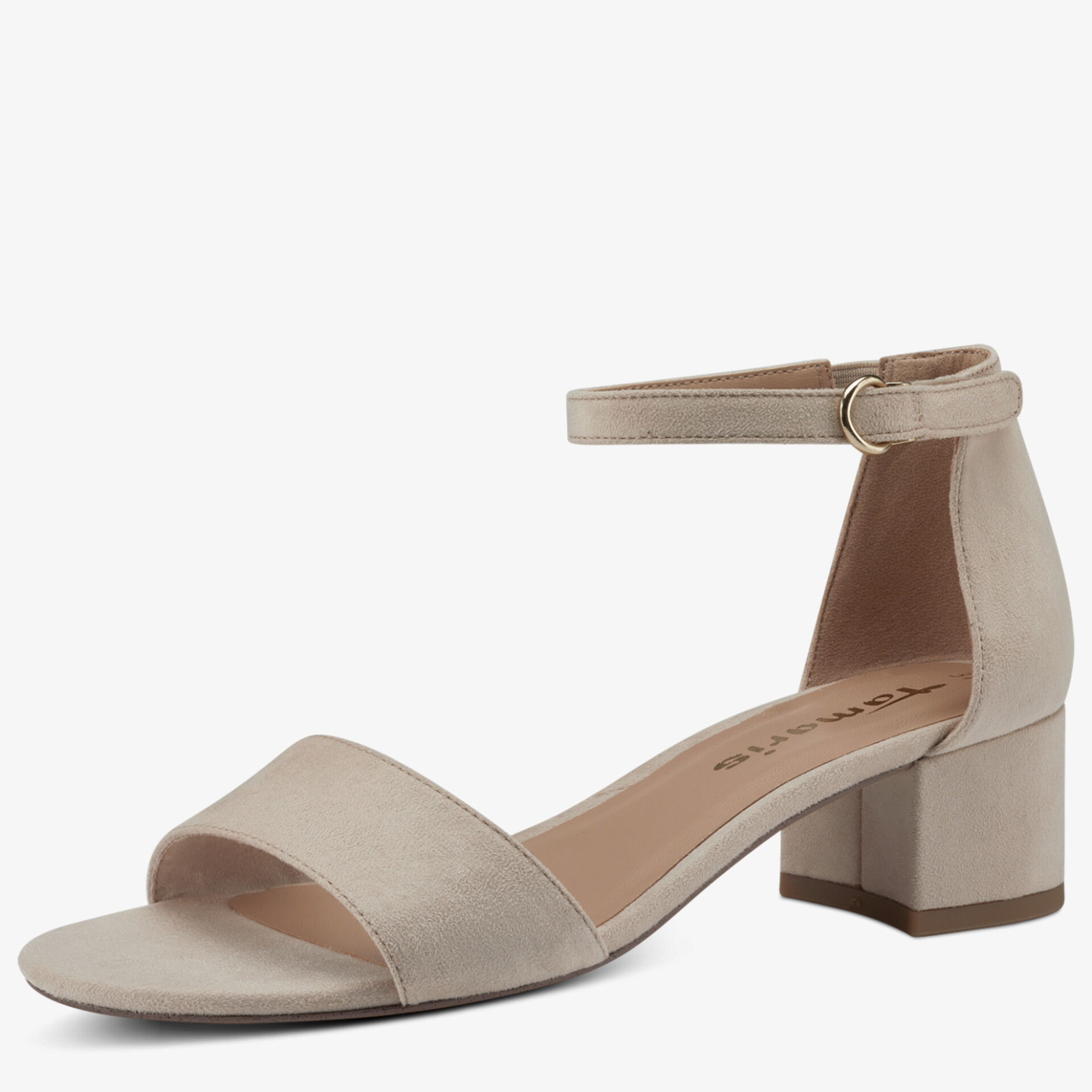 Tamaris Damen Riemchensandalen beige