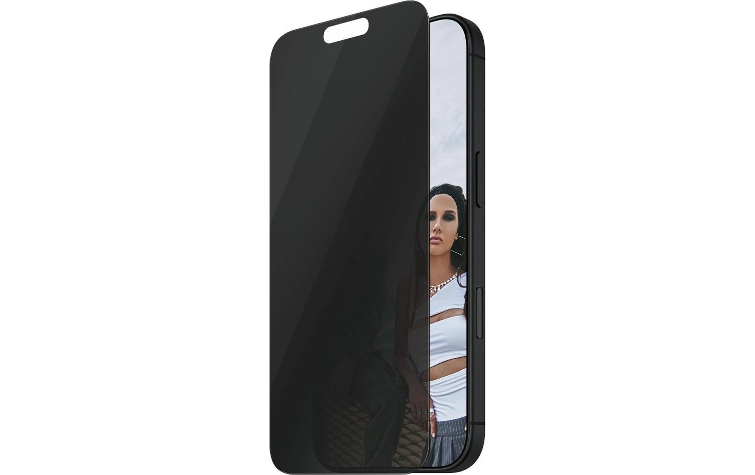 Displayschutz Ultra Wide Fit Privacy iPhone 16 PlusDisplay-Schutzfolie für das Apple iPhone 16 Plus