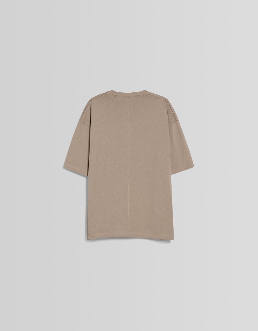 Camiseta de manga curta oversized