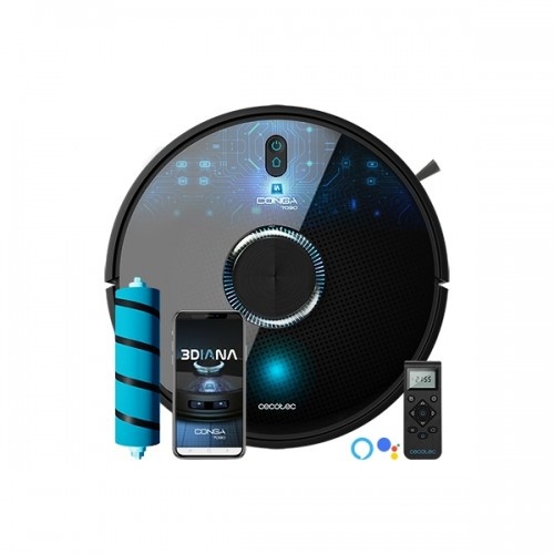 Aspirador robô Conga 7090 AI, preto