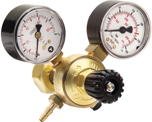 Drukregelaar met 2 manometers CFH voor MIG/MAG lasapparaat DR 516