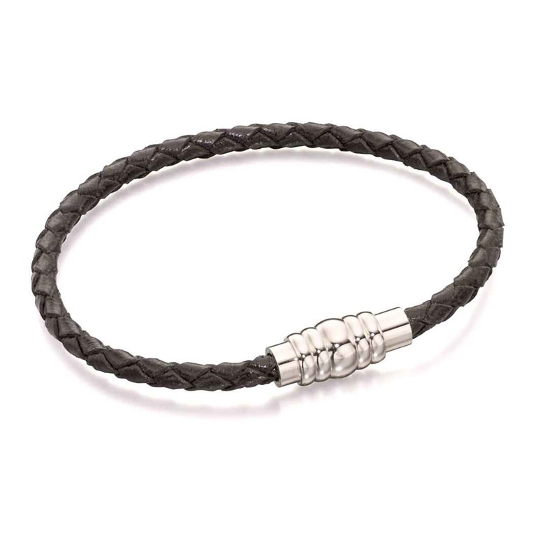 Bracelet inoxydable en cuir