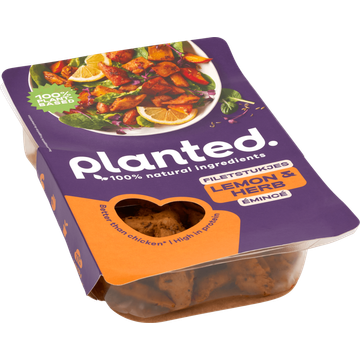 Planted Filetstukjes Lemon & Herb 160 g