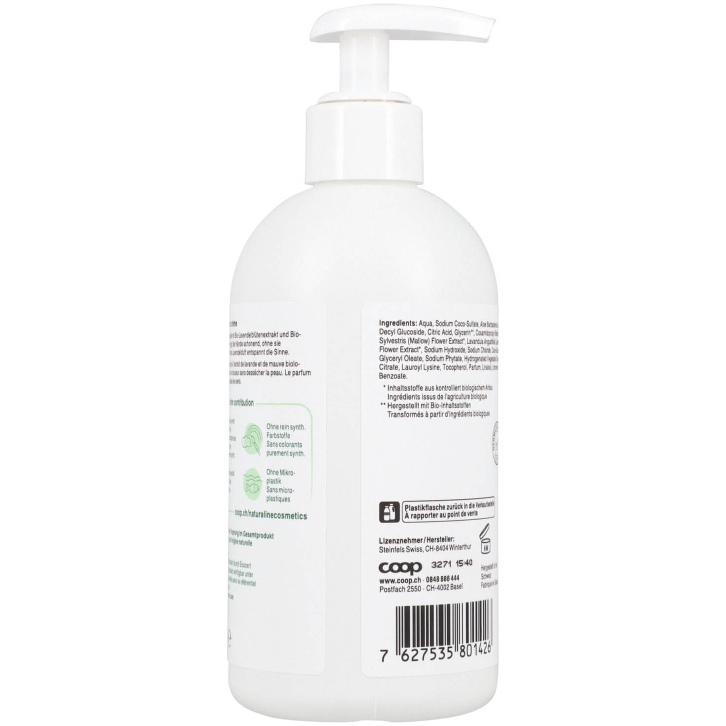 Naturaline Cremeseife Lavendel Malvenblüte