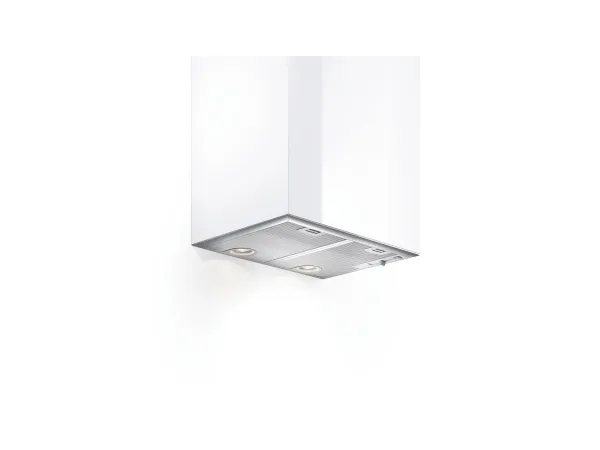 Bosch Serie | 4 DHL555BL - Hætte - tag - Niche - bredde: 50 cm - dybde: 35 cm - udtrækning og recirkulation (-) - med intern motor - metalsølv