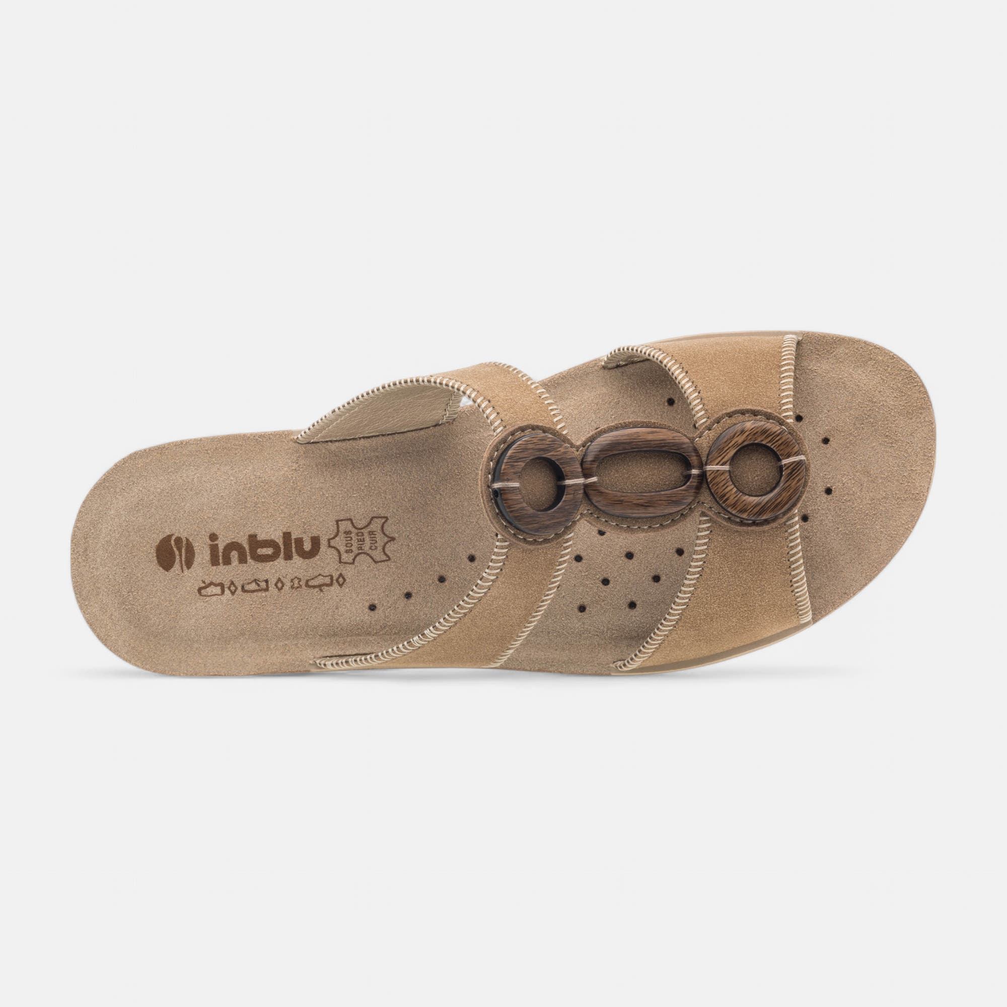 Mules Femme beige