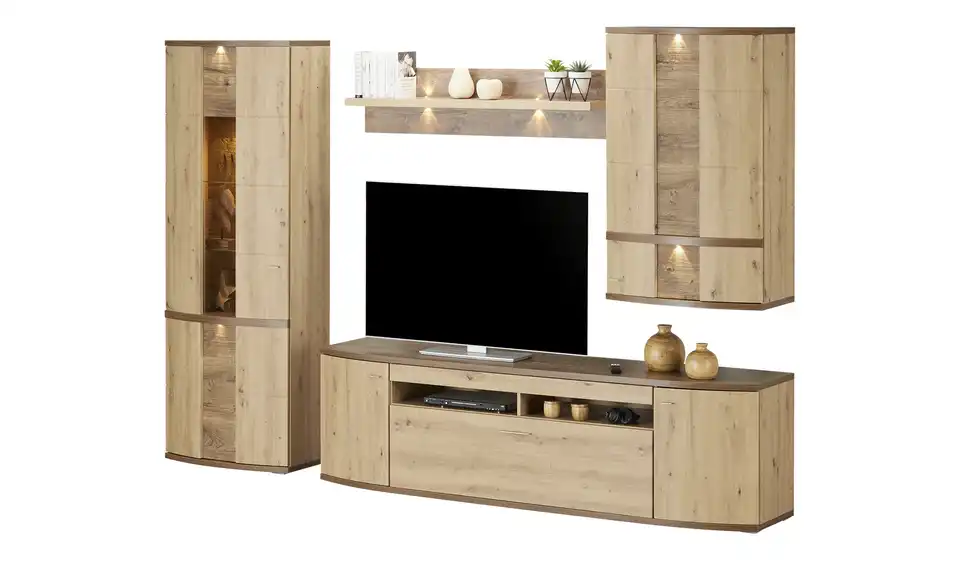 Wohnwand Grasse mit Wandboard