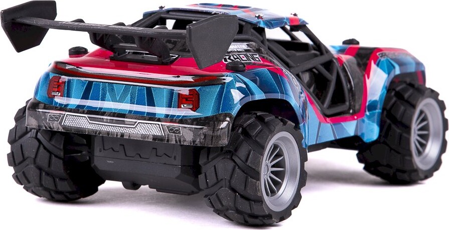 Fjernstyret Bil - Speed Racing Dirt Stars - 1:18 - Blå Og Pink
