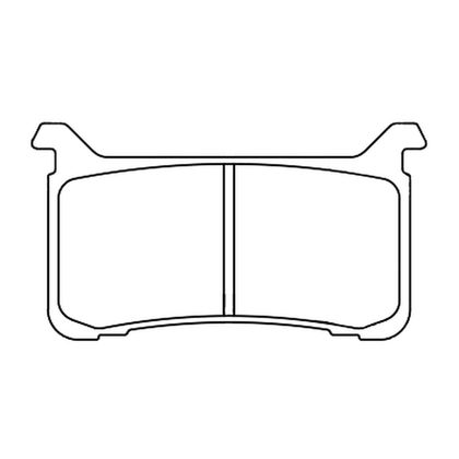 Plaquettes de freins CL Brakes street métal fritté - 1252A3+