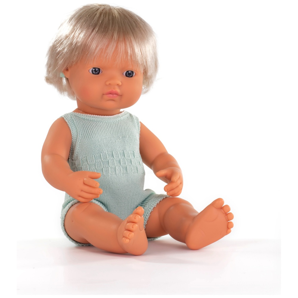 Miniland Lernpuppe Mädchen mit Hörgerät, 38 cm