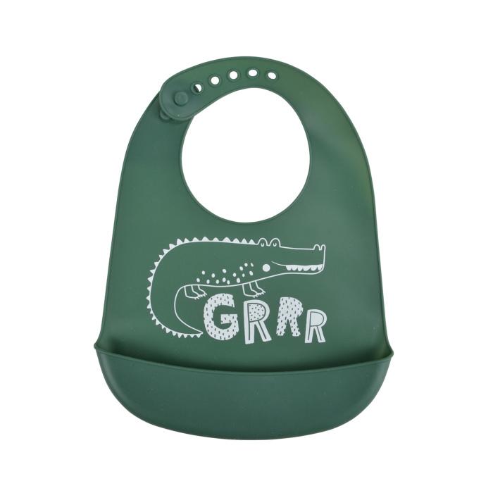 BAVOIR SILICONE RECUPERATEUR 30X20.5CM SAVANE VERT FONCE
