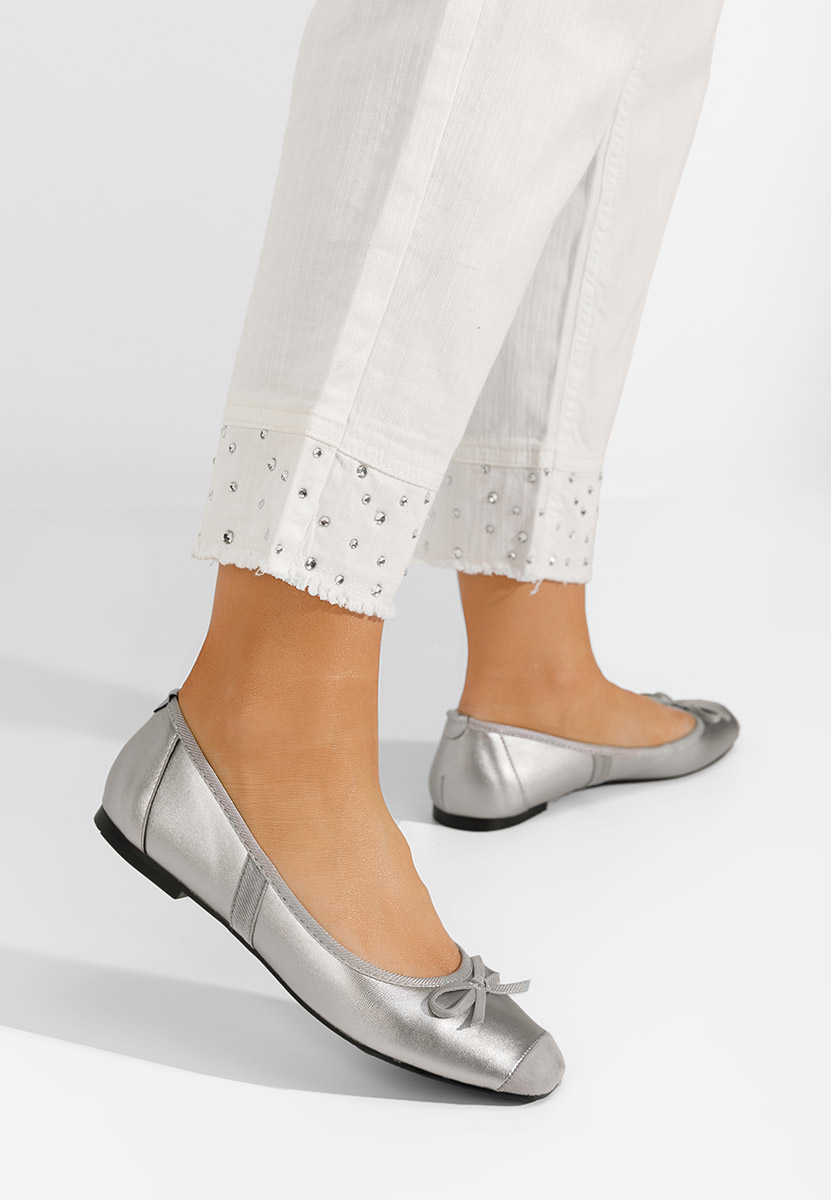 Ballerines femme argent Valeriana V2
