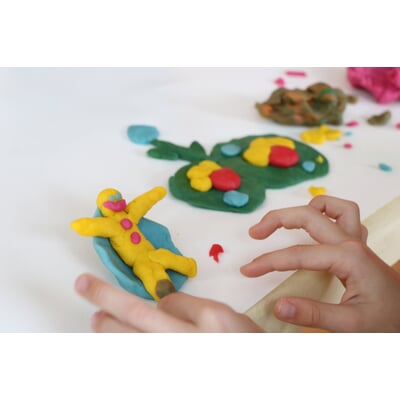 Knete 4er-Set Grundfarben