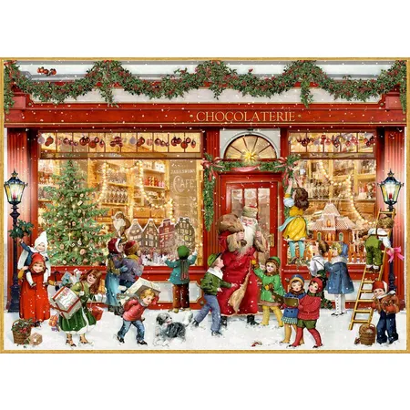 Coppenrath Verlag Chocolaterie, A4 Wand-Adventskalender (Behr)