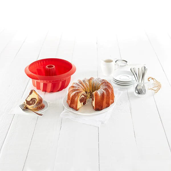 Moule à gâteau silicone kouglof 22 cm 2400 ml Lékué