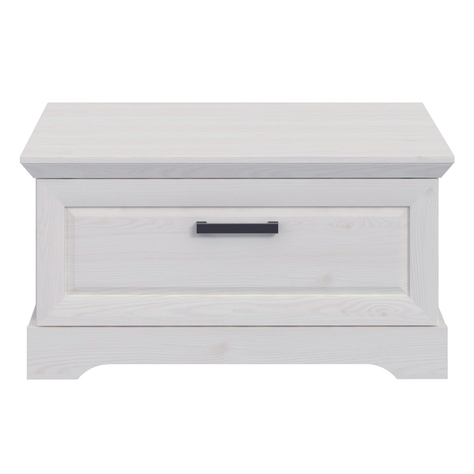 Couchtisch - Sibiu Lärche weiß - Soft-Close - 86 cm breit