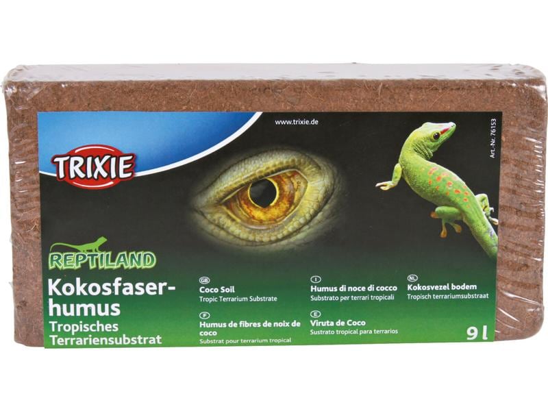 Trixie Bodensubstrat Kokosfaserhumus 2 l Tropisches Terrariensubstrat