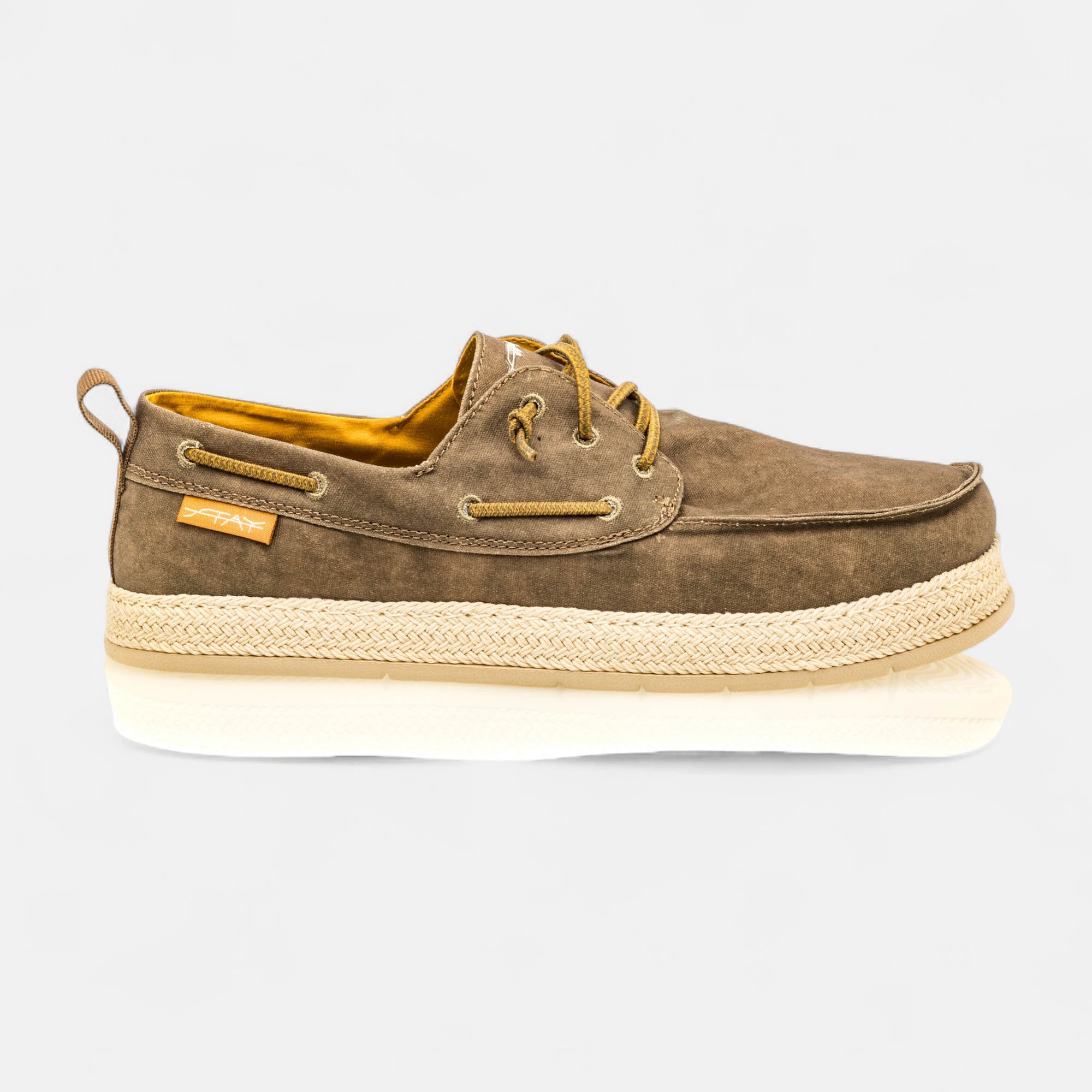 Baskets en toile Homme taupe