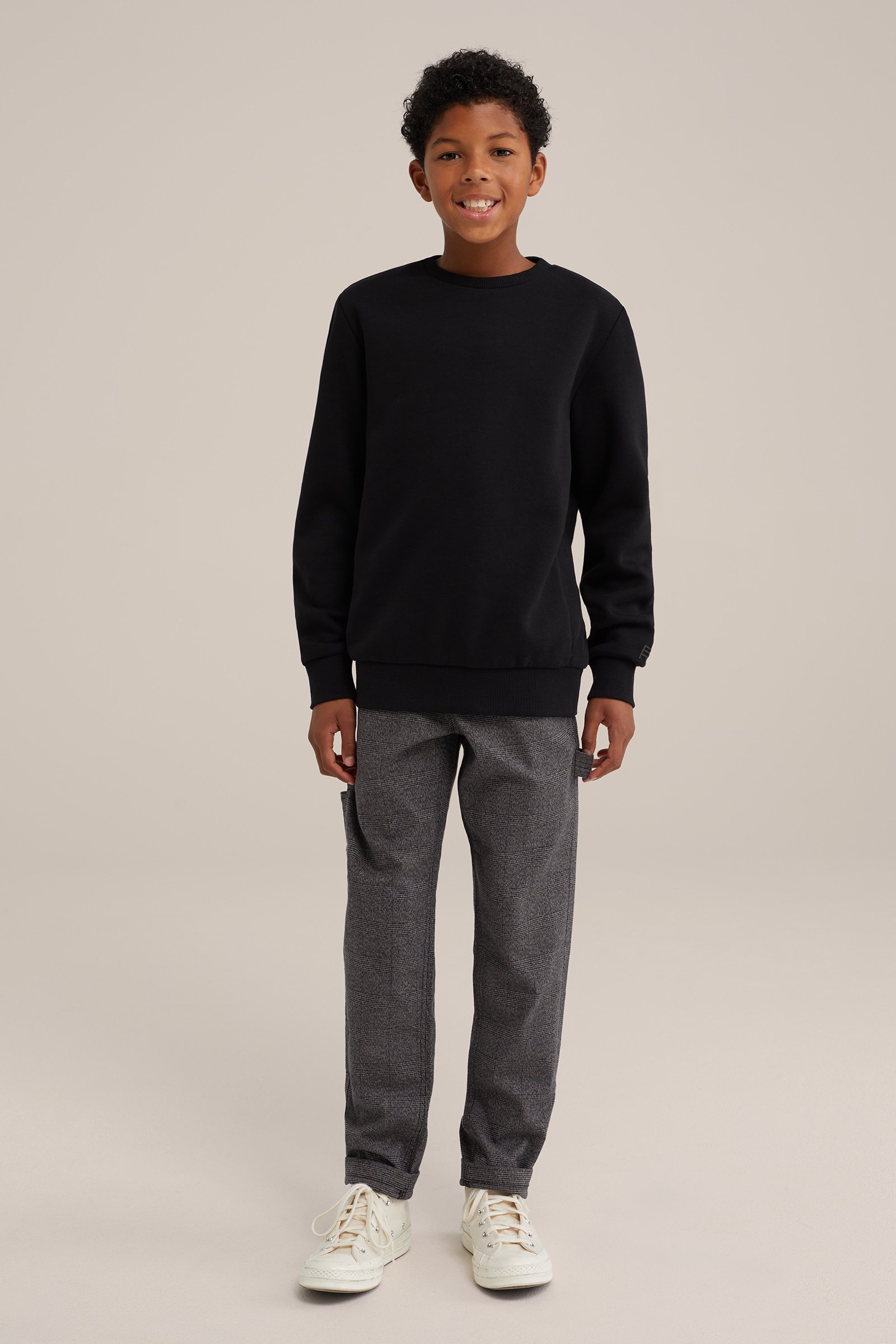 Jongens pantalon WE Fashion Donkergrijs