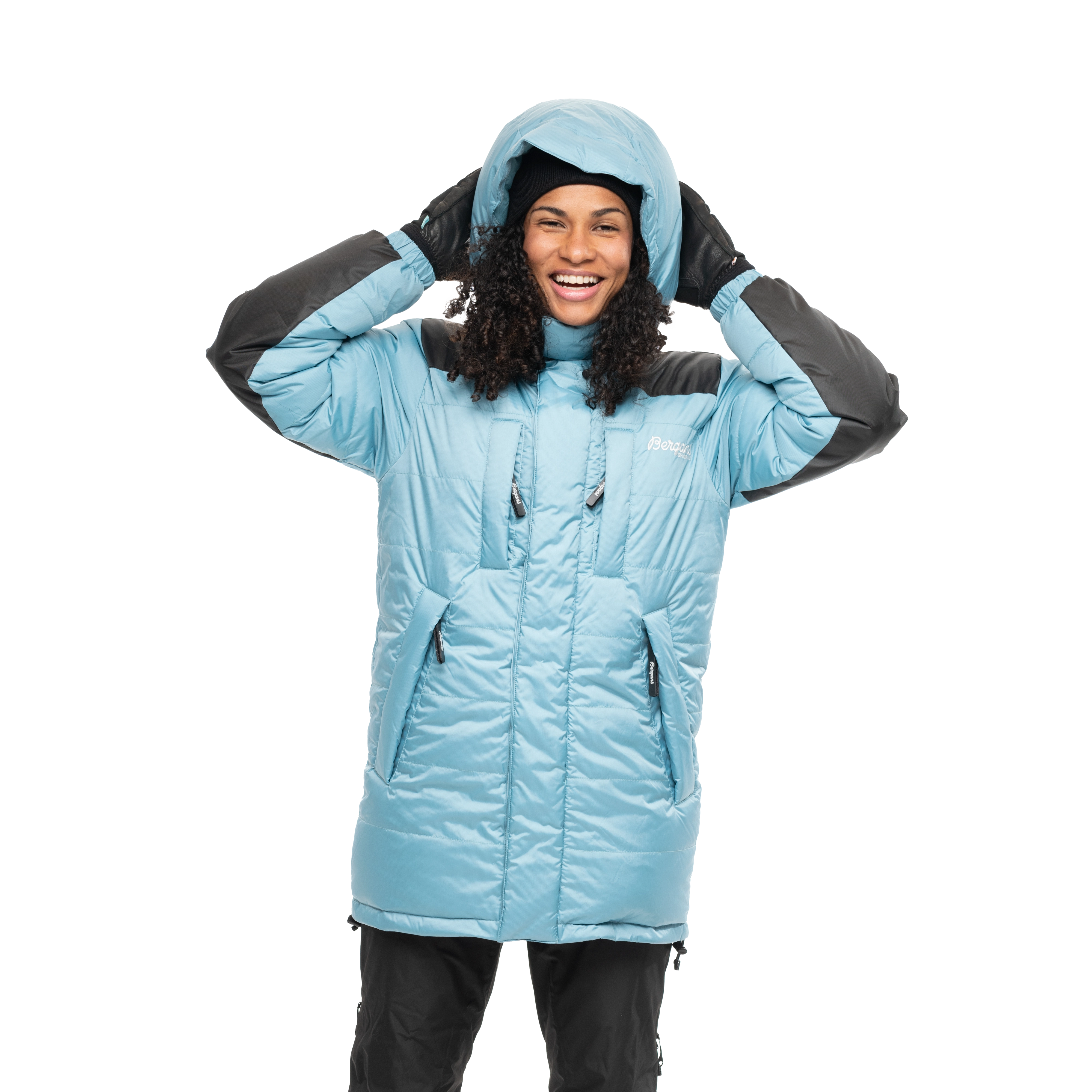Expedition Down Unisex Parka Arctic Ocean Blue / Black