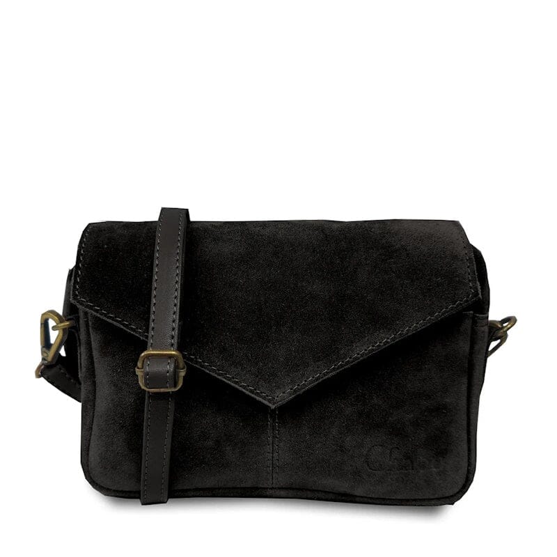 Chabo Rio Romy Crossbody Bag Suede Black
