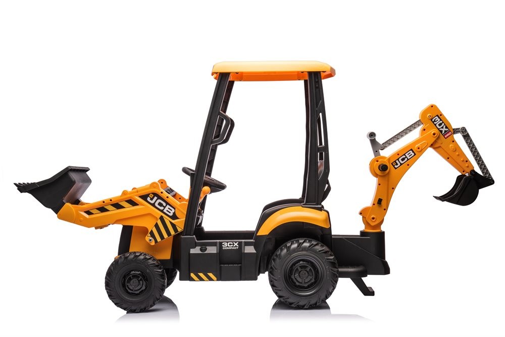 Azeno - Elektrisk Køretøj - JCB Rendegraver 12V - Gul