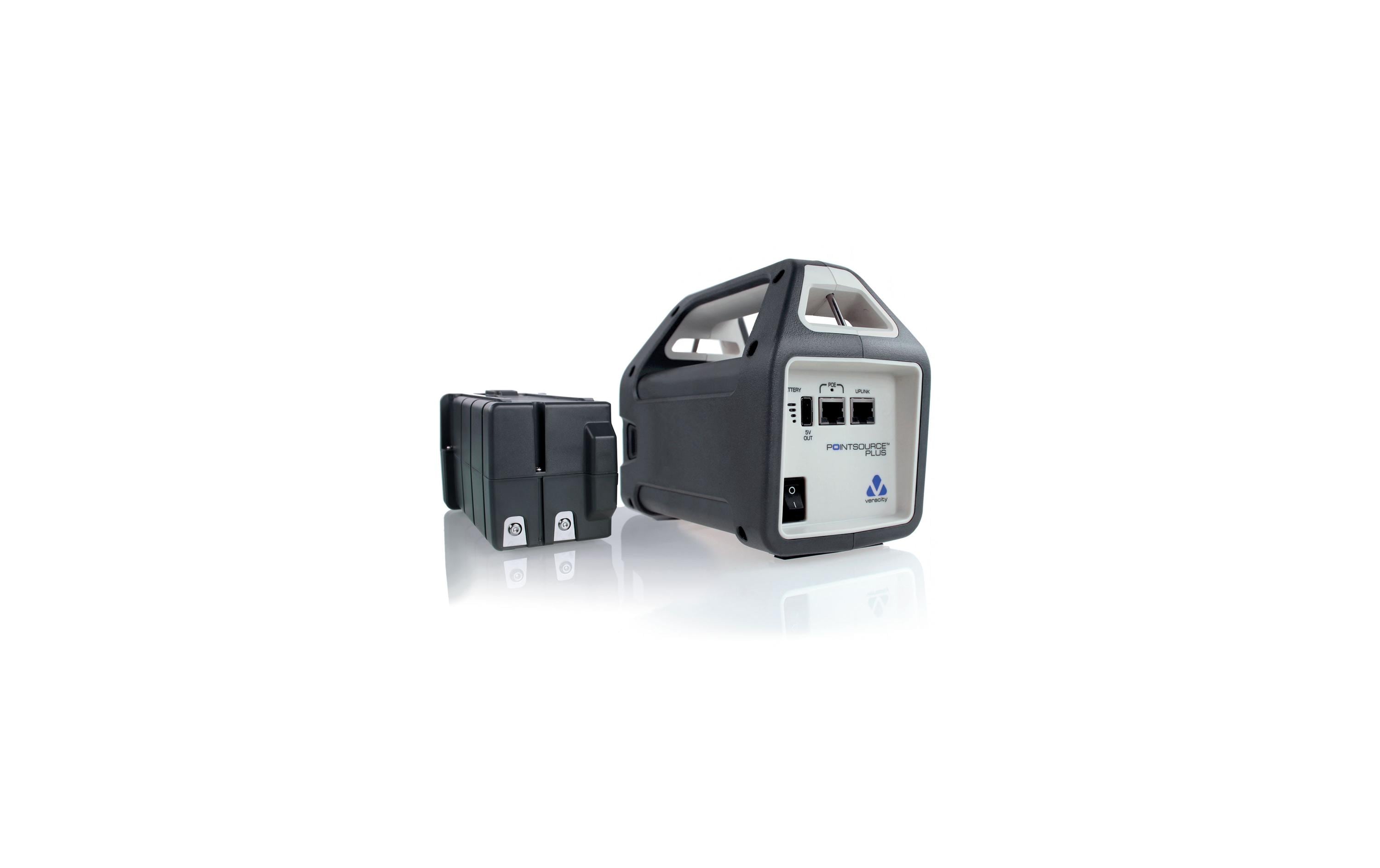 Installationswerkzeug POINTSOURCE Plus<br>Batteriebetriebener POE-Injektor und kabelgebundenes IP-Installationswerkzeug