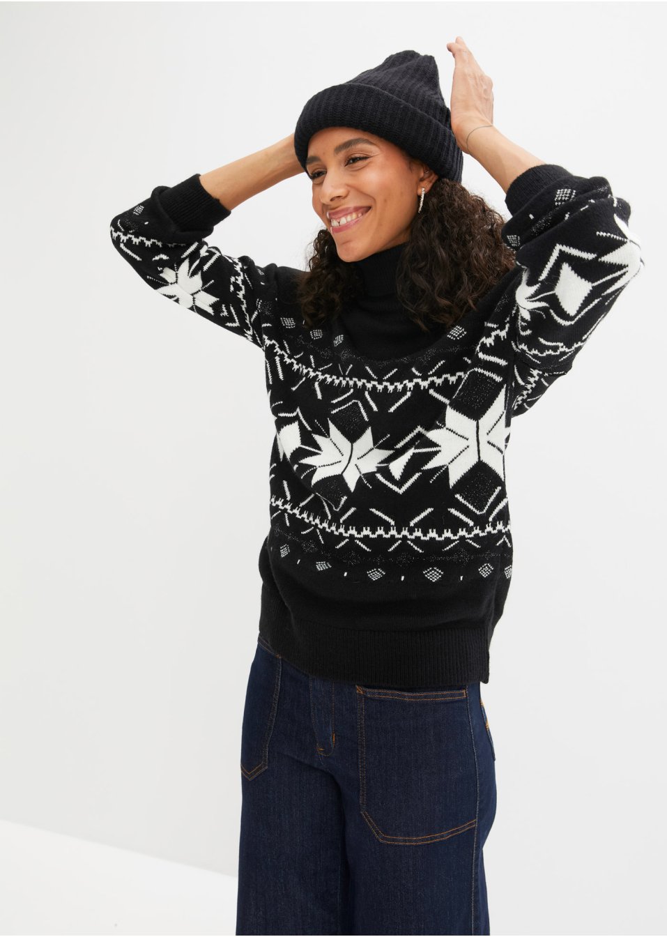 Pull norvégien avec paillettes