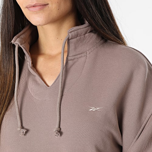 Sweat Col Montant Femme Classics HS0397 Taupe