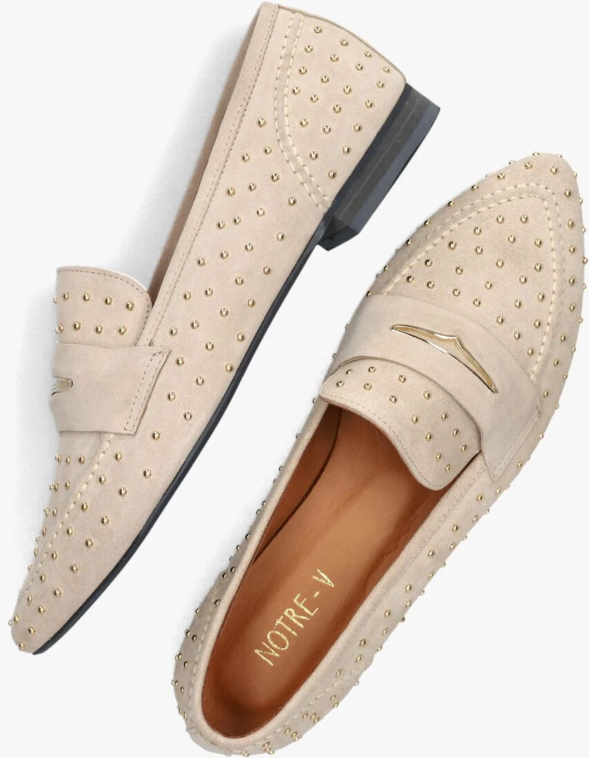 NOTRE-V beige notre-v loafers 4625