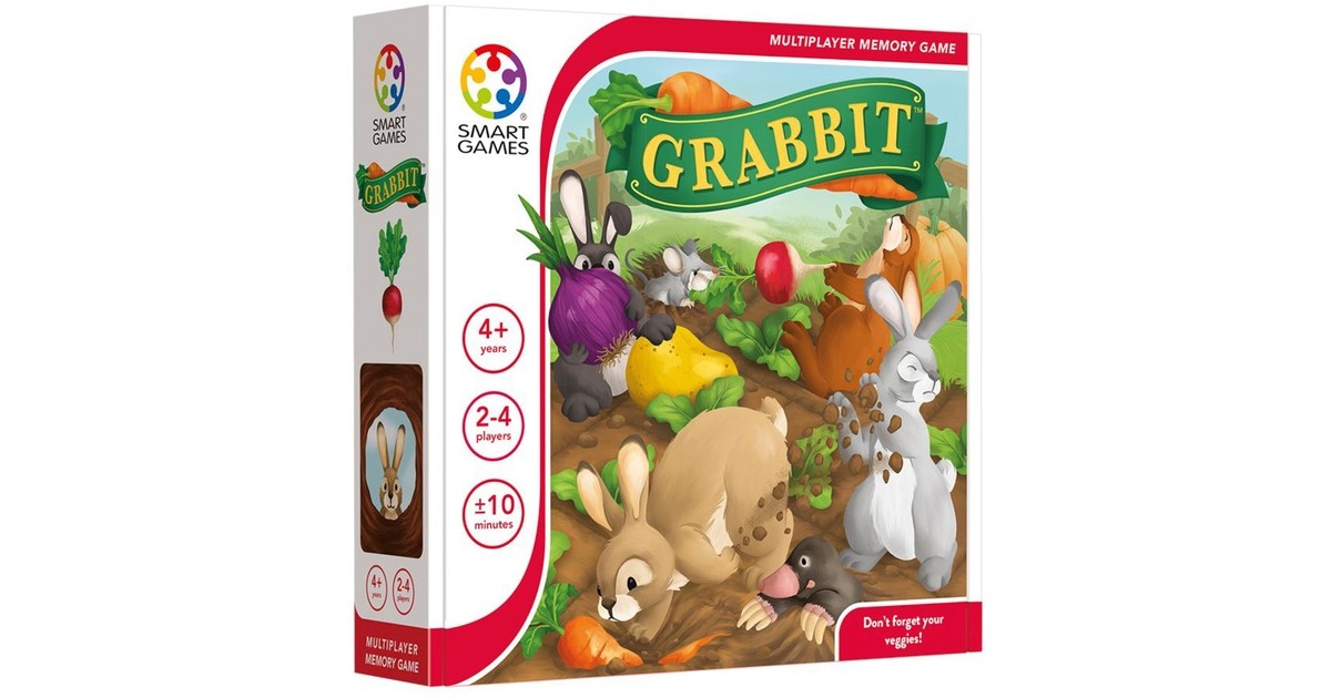 SmartGamesGrabbit Bordspel  (Nederlands, 2-4 spelers, 10 minuten, Vanaf 4 jaar)
