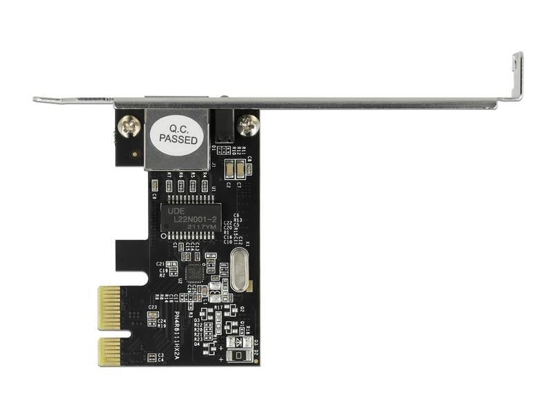 Delock Netzwerkkarte RJ45 Gigabit PCI-Express x1 Delock PCI Express x1 Karte 1 x RJ45 Gigabit LAN RTL8111