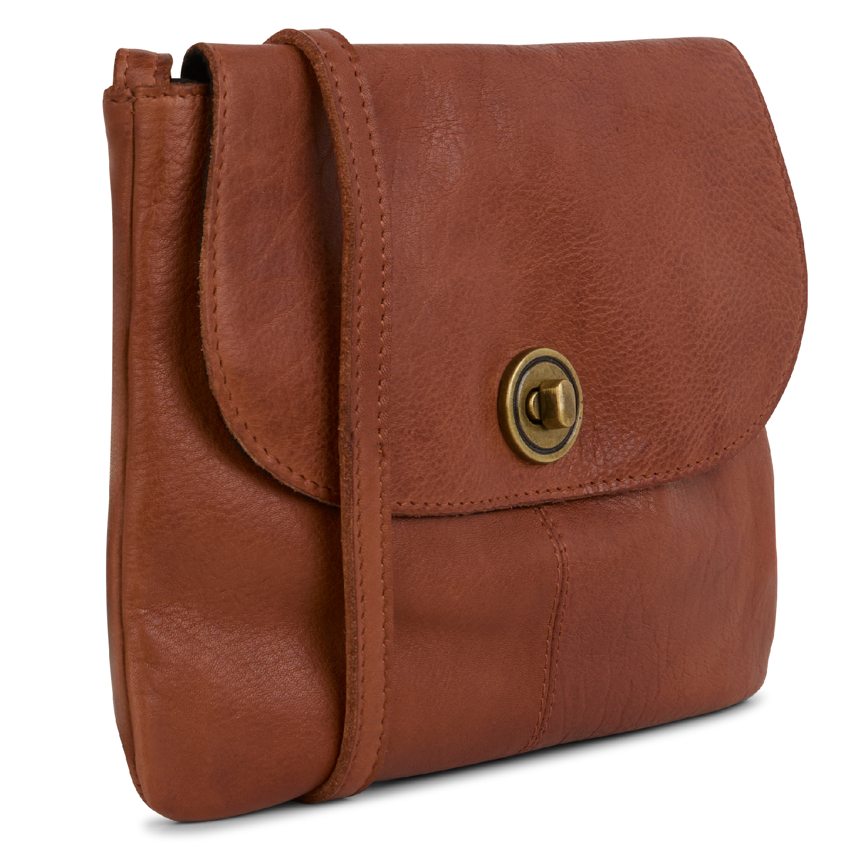 TOTALLY - Sacoche bandoulière en cuir | Doré