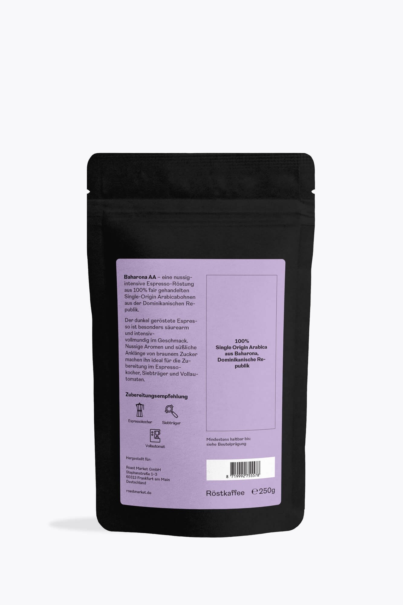Schwarzmond Baharona AA Vorteilspaket 1kg