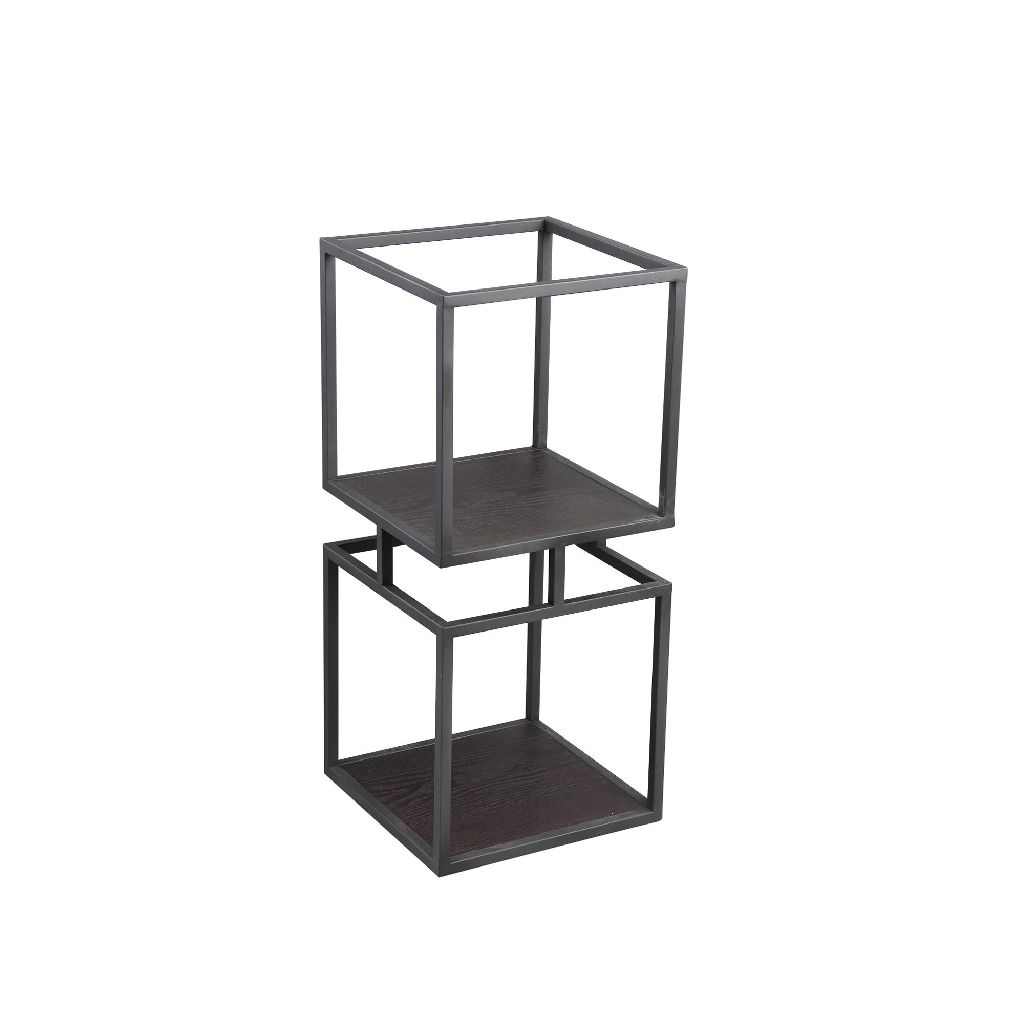 PTMD - Kast Nanci - Zwart - 33.5x33.5x73.5cm
