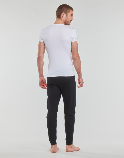 Emporio Armani - V NECK T-SHIRT SLIM FIT PACK X2 - Blanc / Marine