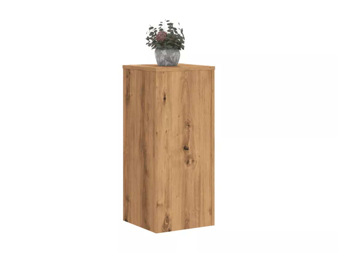 Supports pour plantes 2 pcs chêne artisanal bois d'ingénierie