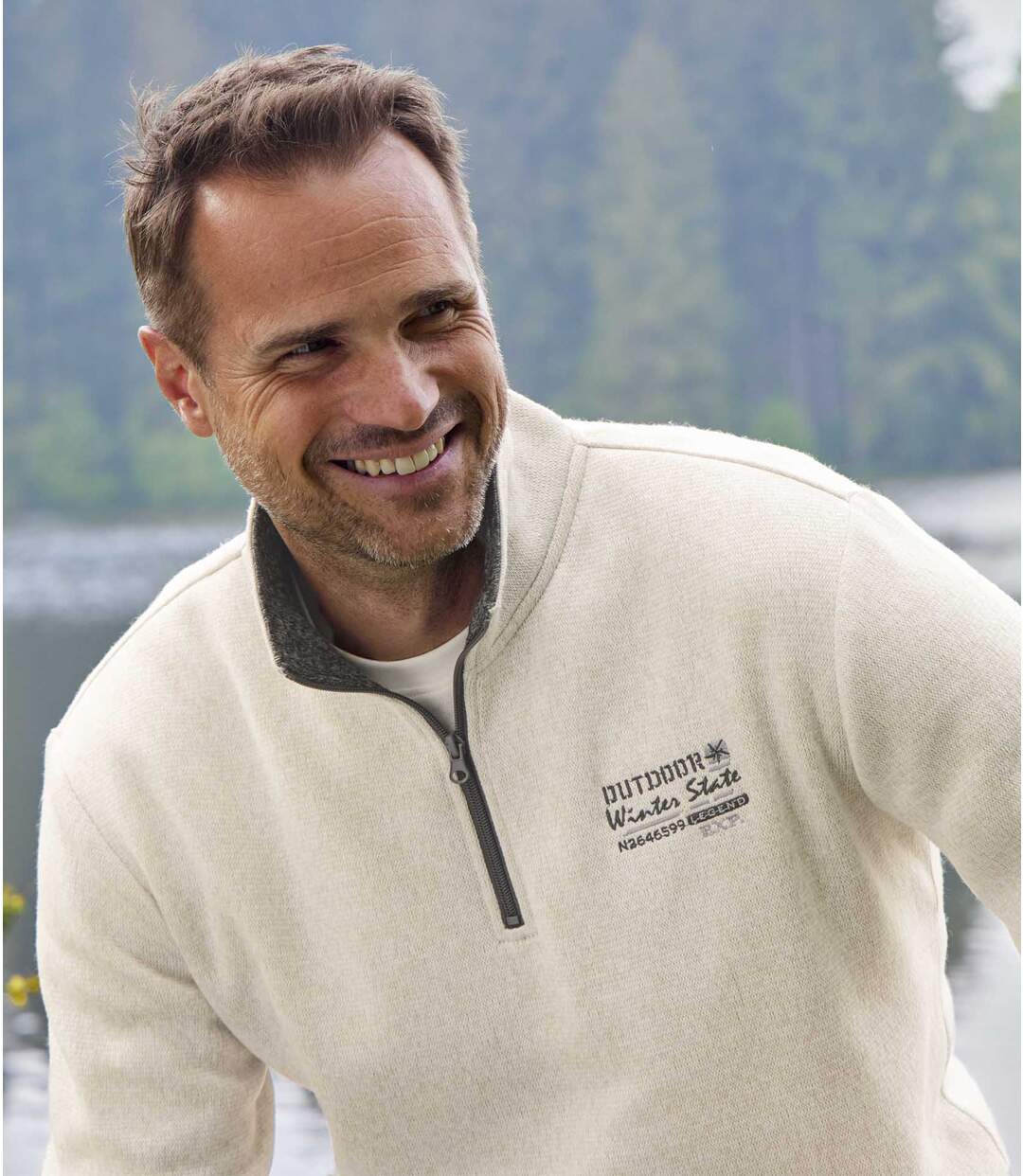 Sweat Molleton Zippé Winter Outdoor