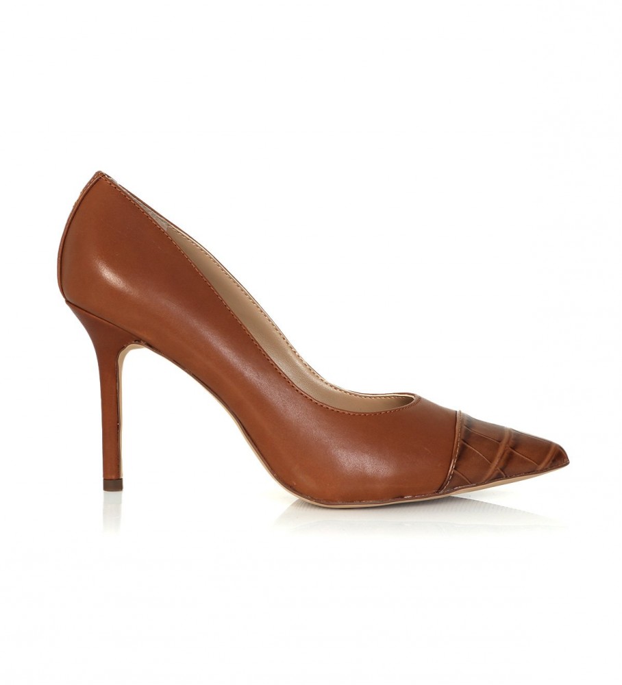 Sapatos casuais de couro marrom Ralph Lauren