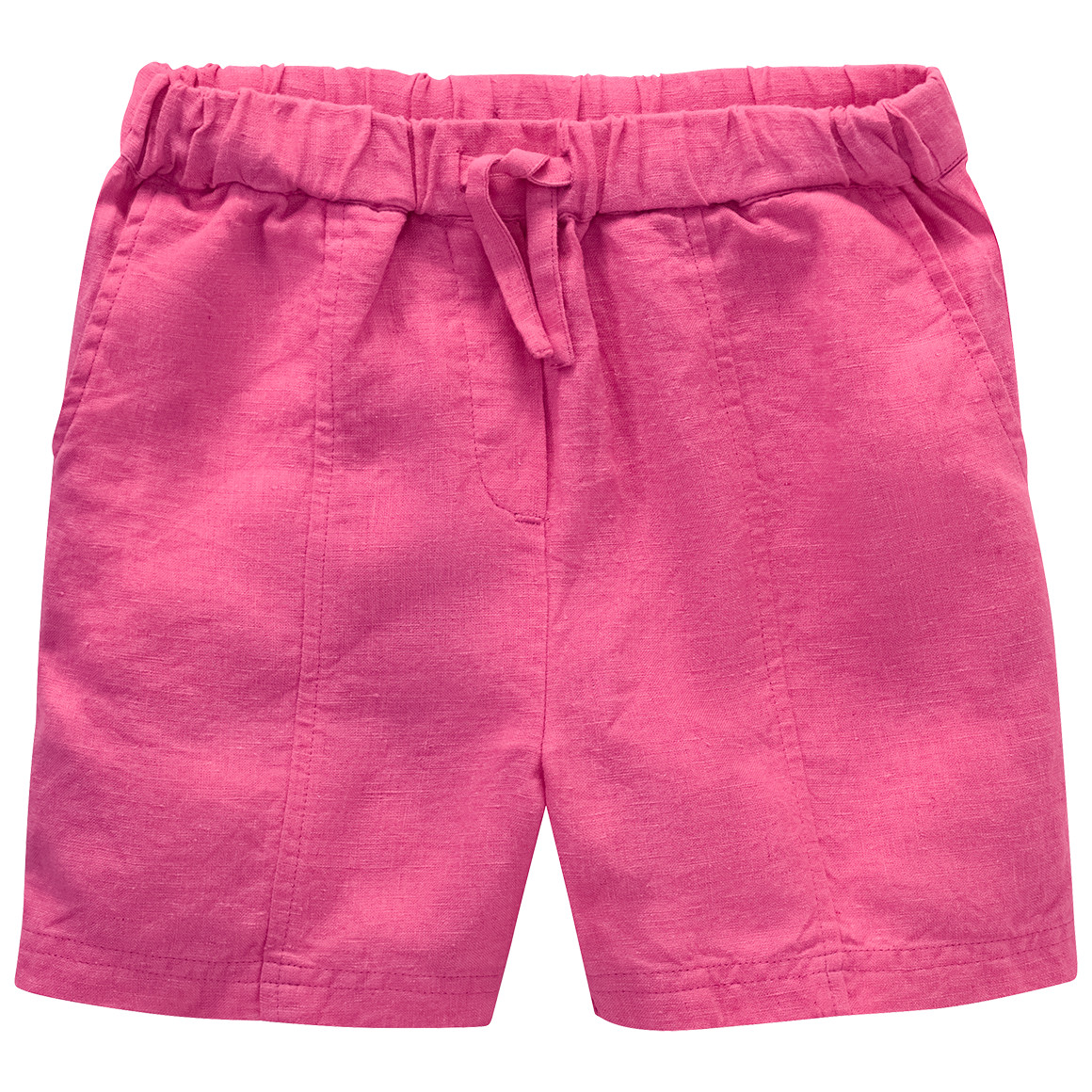 Jonas Nielsen Mädchen Leinen-Shorts mit Tunnelzug pink