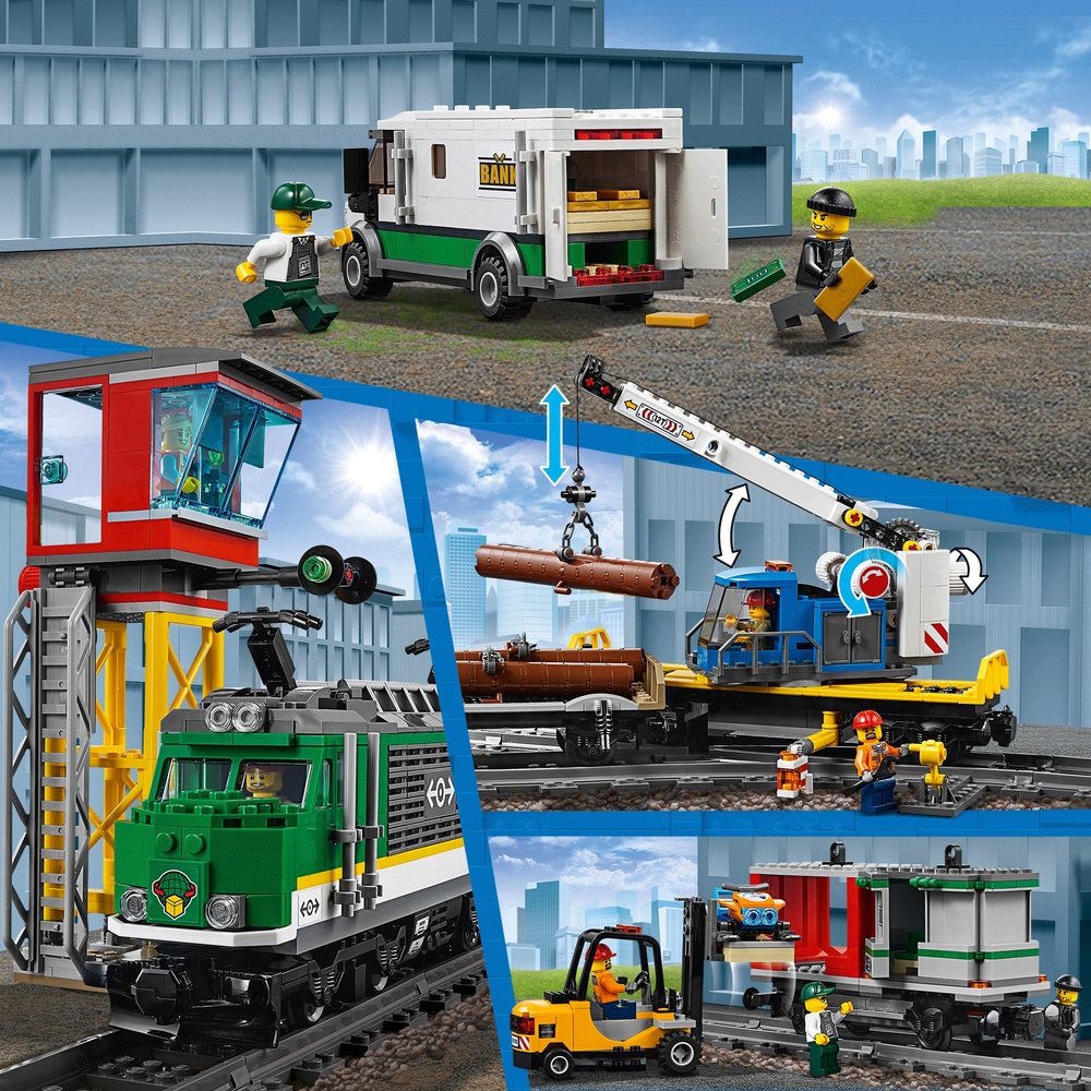 LEGO City 60198 Güterzug Spielzeug RC Elektrobatteriebetriebenes Set