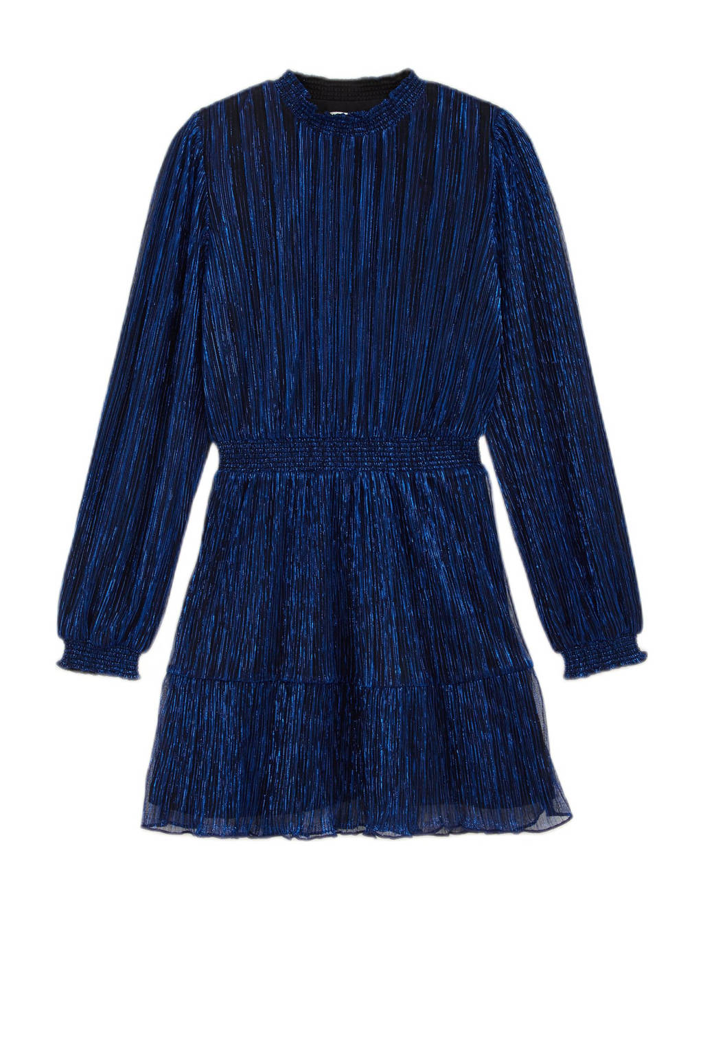 WE Fashion jurk blauw/zwart