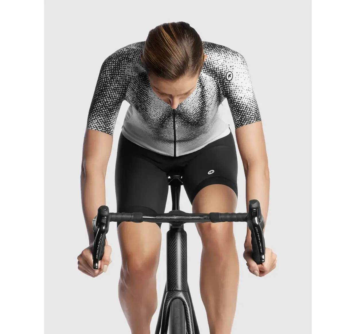 Assos UMA GT C2 EVO Heat Map Fietsshirt Korte Mouwen Monochrome Dames