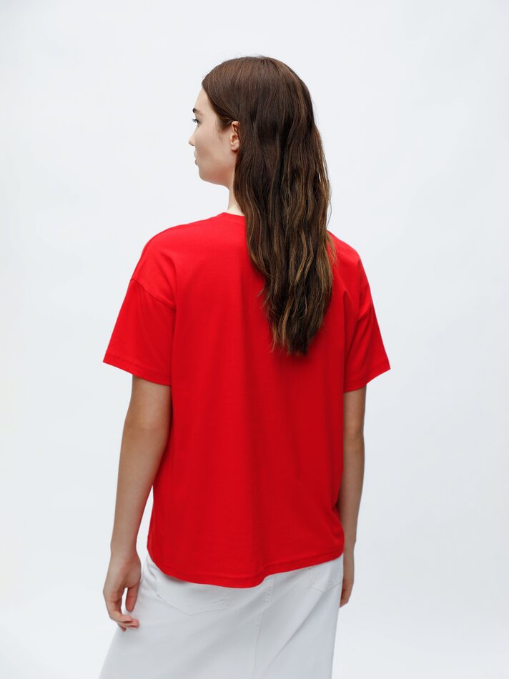 Camiseta da Lisa Simpson - Os Simpsons - Vermelha
