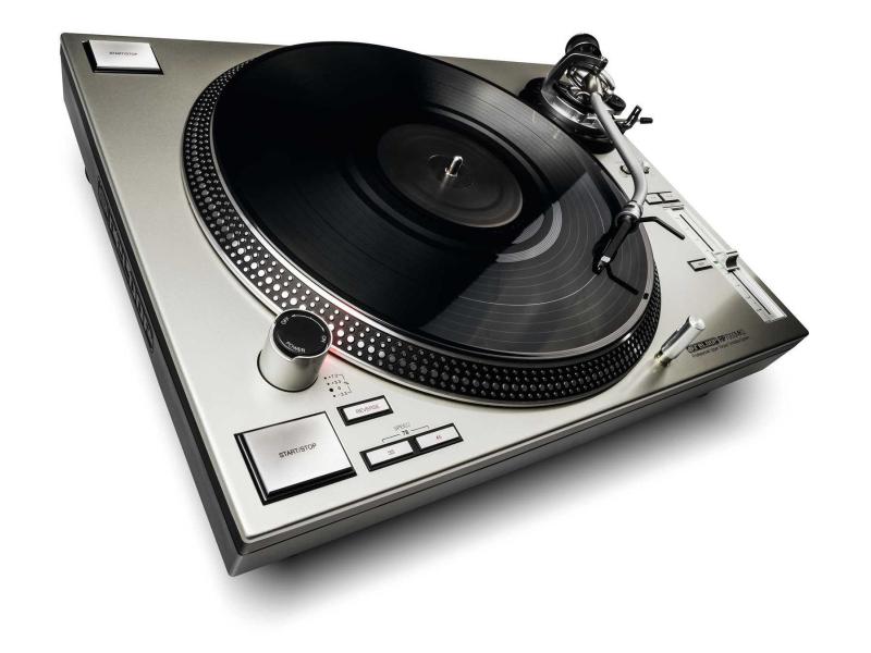 Reloop Plattenspieler RP-7000 MKII Silber Plattenspieler mit quarzgesteuertem Upper-Torque-Direktantrieb