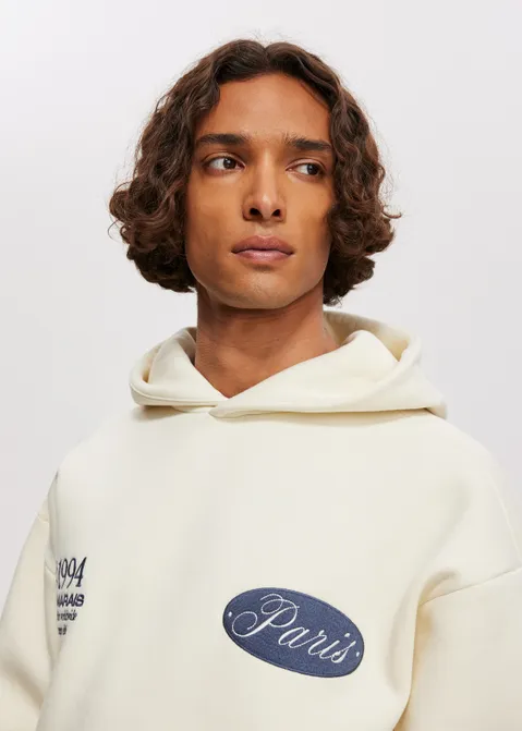 Hoodie Paris off-white (WIT.IV)