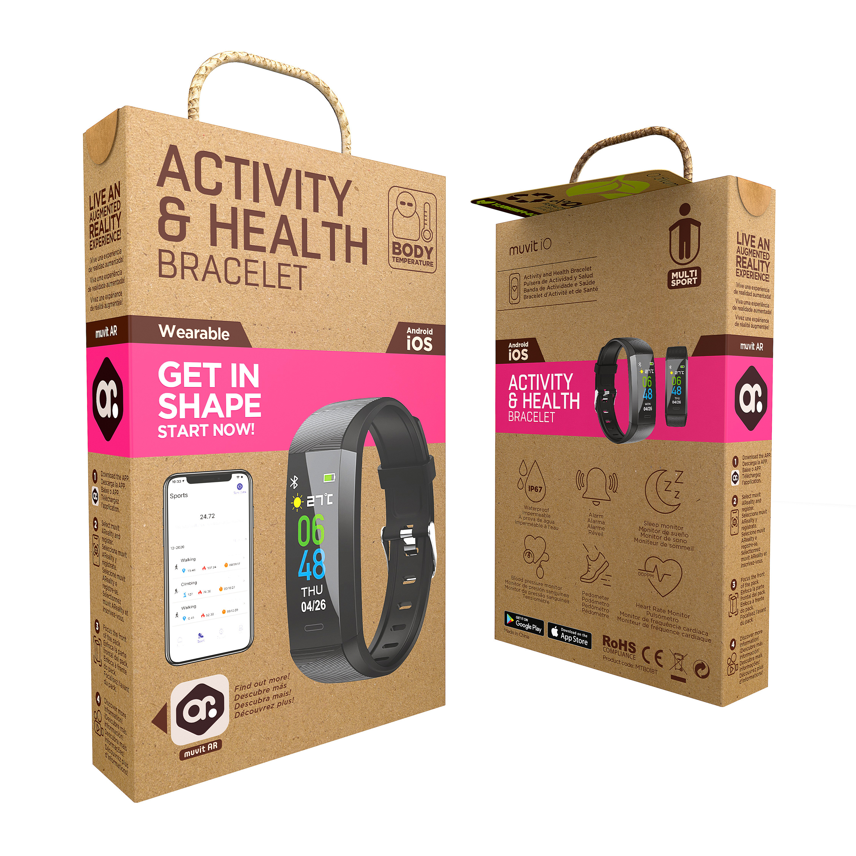 Smartband Saúde Lite Muvit Io