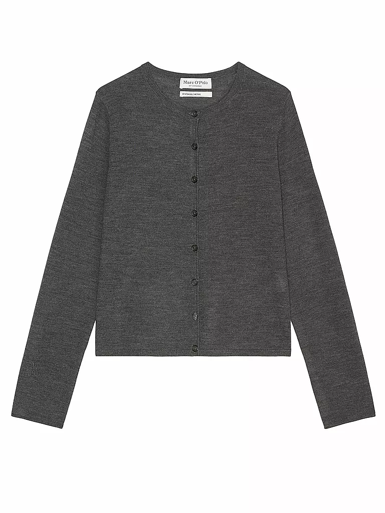 MARC O'POLO Strickjacke  grau