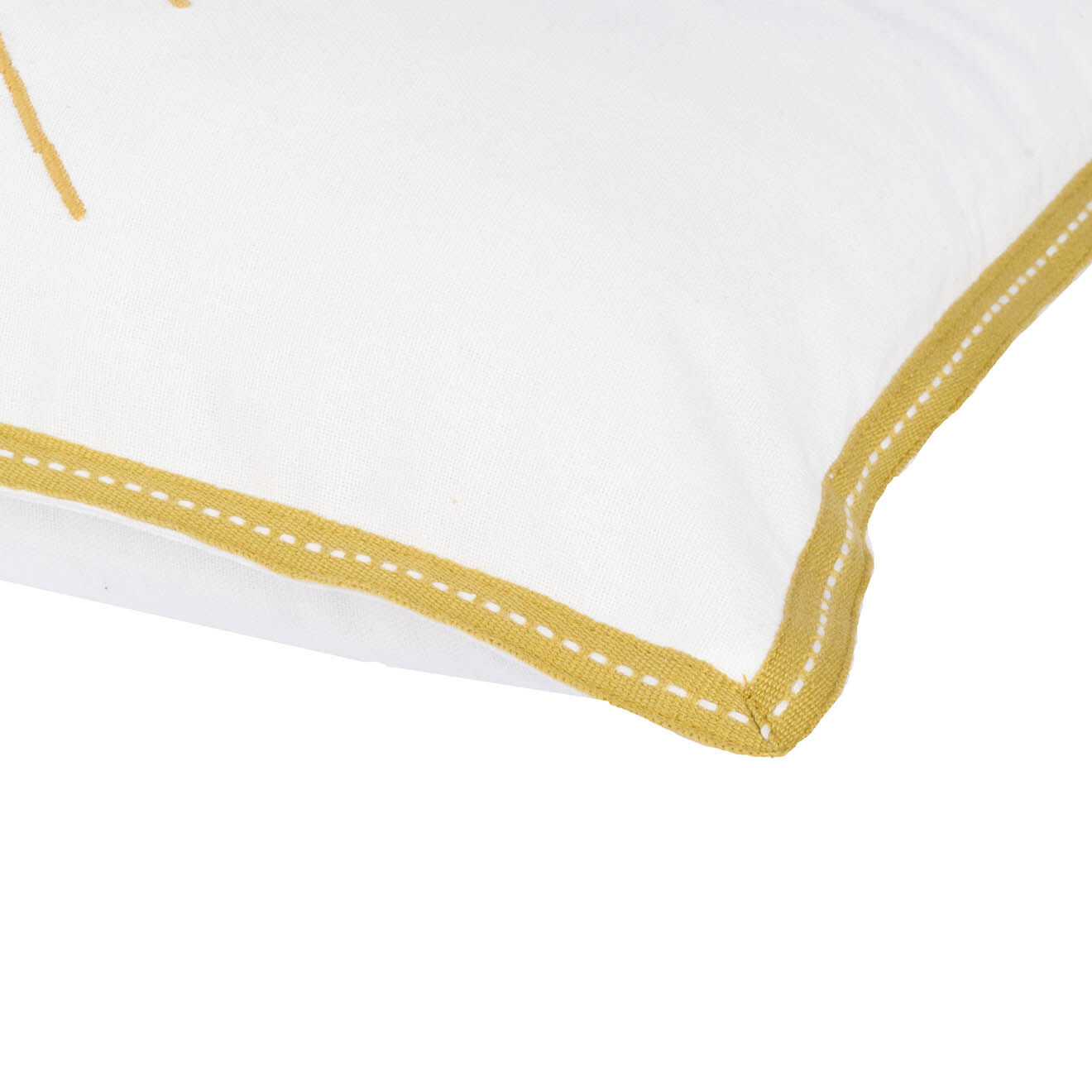 Febronie Housse de coussin Mosquito jaune - 50x30 cm