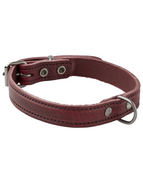 Adori Halsband Italy Met Print Old Silver Paars - Hondenhalsband